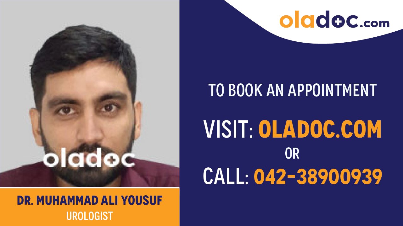Book appointment with Dr.Muhammad Ali Yousuf-best Urologist in Lahore